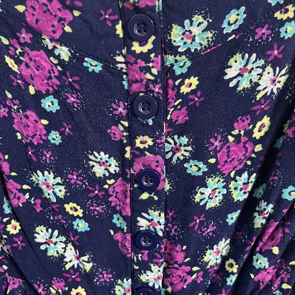 Torrid navy blue floral sundress - Picture 2 of 4